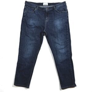 DU/ER Duer Get Dressed Fleece Lined Jeans Medium Wash Blue 34x28 Casual Unisex